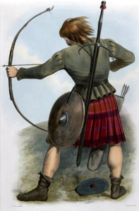 Fig 24: Macquarrie Costumes of the Clans of Scotland. 1899. The Clans of the Scottish Highlands, (R. R. McIan 1845)
